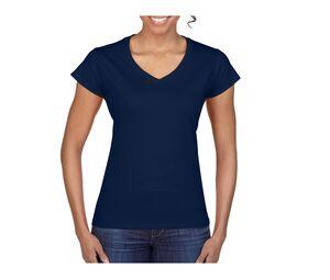 GILDAN GN647 - Ladies V-Neck T-Shirt Softstyle