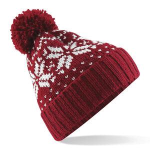 BEECHFIELD BF456 - Fair Isle Snowstar Beanie