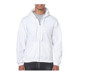 GILDAN GN960 - Full Zip Hooded Blanc