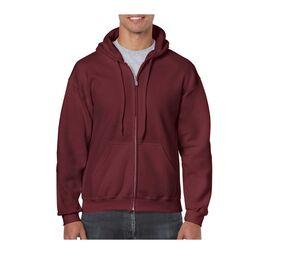 GILDAN GN960 - Full Zip Hooded Maroon