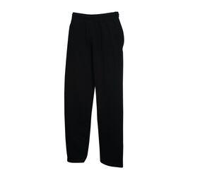 FRUIT OF THE LOOM SC293 - Open Hem Jog Pants Noir