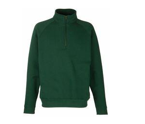 Fruit of the Loom SC376 - Sweat Homme Col Zippé Coton