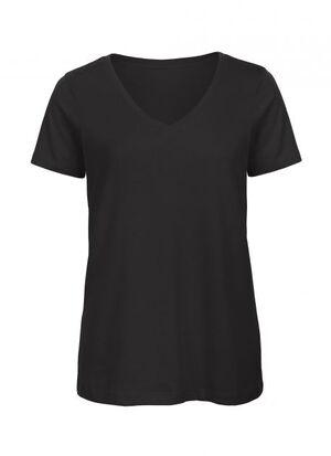 B&C BC045 - Tee-shirt femme col V en coton organique