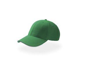 ATLANTIS AT094 - Casquette 6 pans visière sandwich Green/ White