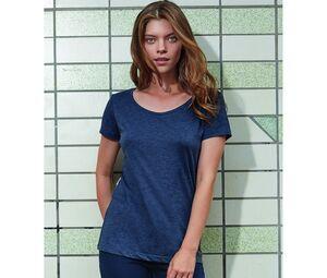 B&C BC056 - Tee-shirt femme Tri-blend Heather Light Grey