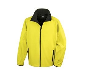 RESULT RS231 - Mens Printable Soft-Shell Jacket Yellow / Black