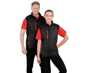 RESULT RS238 - Bodywarmer matelassé Black / Orange