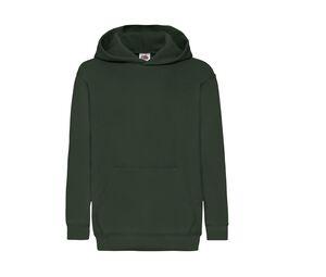 FRUIT OF THE LOOM SC371 - Sweat Capuche Kids Bottle Green