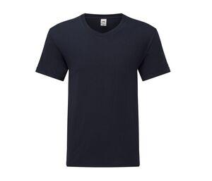 FRUIT OF THE LOOM SC154 - T-shirt homme col V Deep Navy