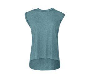 Bella+Canvas BE8804 - T-shirt femme manches roulées