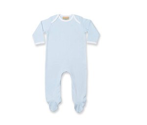 Larkwood LW053 - PYJAMA BÉBÉ CONTRASTÉ MANCHES LONGUES