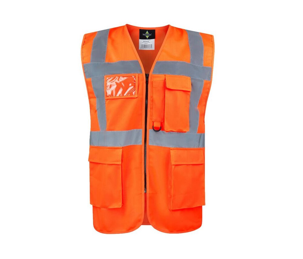 KORNTEX KX226 - Gilet de sécurité multifonctionnel avec poches