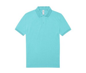 B&C BCU424 - Polo homme 180 Meta Turquoise