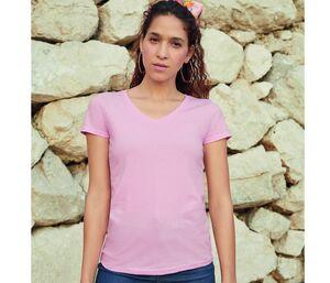 FRUIT OF THE LOOM SC601 - Lady-Fit Valueweight V-Neck T