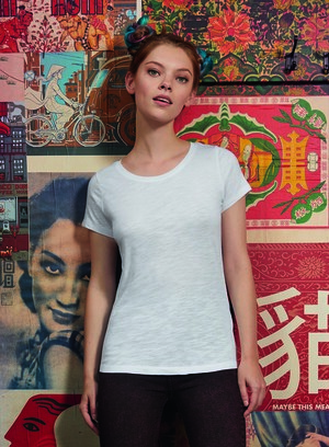 B&C BC047 - Tee-shirt femme Slub en coton organique